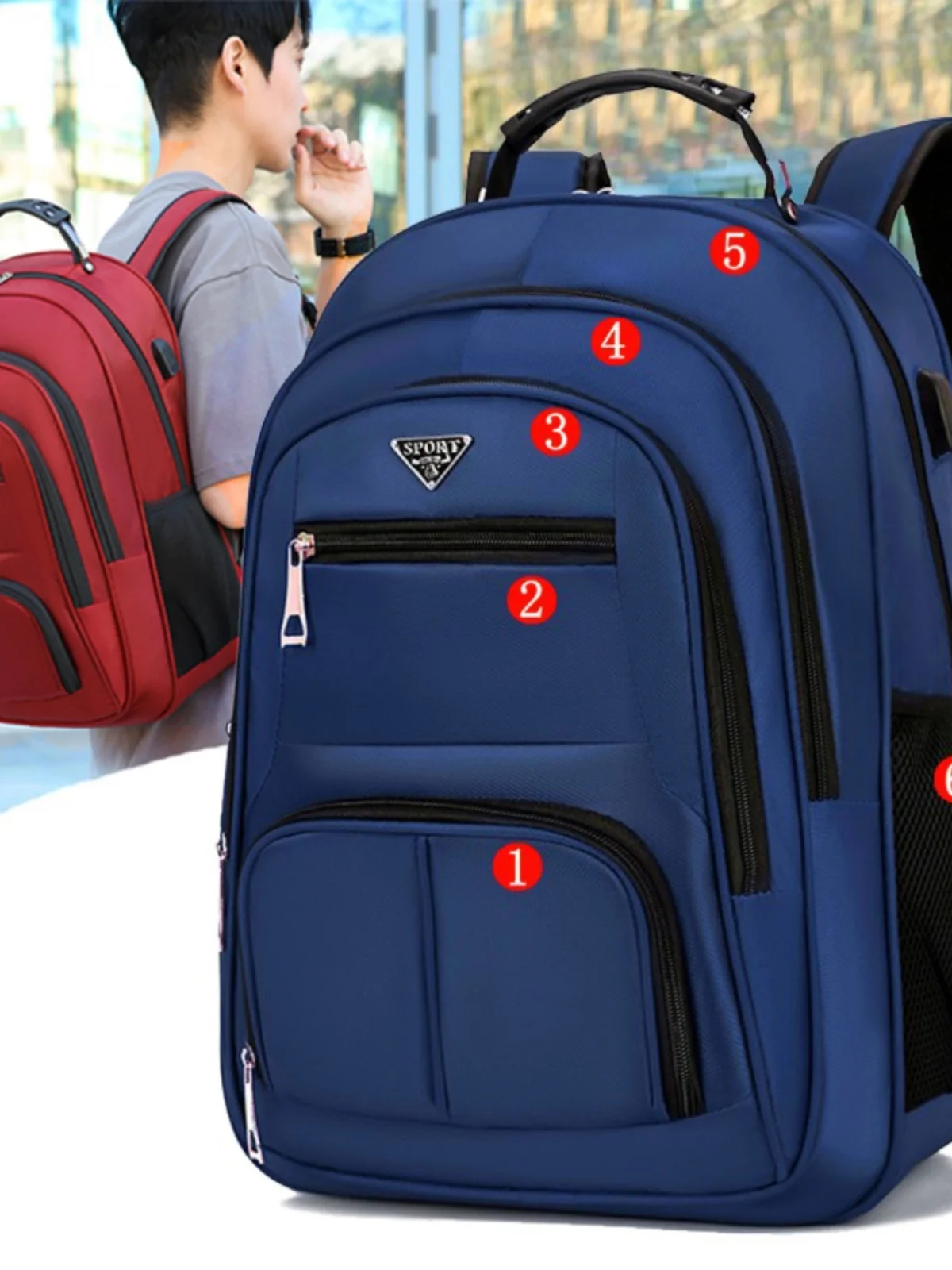 

New High Middle School, Elementary School Backpacks For Men And Women, Large Capacity Travel Backpacks, Business Computer Bags