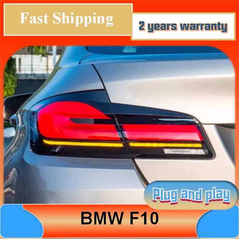 

Стайлинг автомобиля для BMW 5-й серии, задний фонарь 2011-2017 F10, задний фонарь DRL, противотуманный тормоз, задний фонарь, указатель поворота