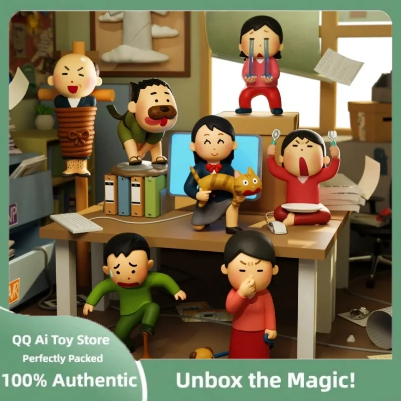 Nowa Seria Plzdot Illustrated Doll Good Luck Mini Blind Box Niespodzianka Mystery Box Urocze Ozdoby na Biurko Prezent Urodzinowy Zabawka