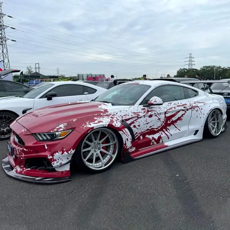 High Quality PET Car Wraps Vinyl Film Custom Inkjet Design Car Doodle Sticker Gloss Car Vinyl Wrap Vehicle Wraps