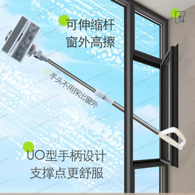 

Перезаряжаемый электрический робот для мытья окон, телескопический и беспроводной, ленивый пылесос для домашнего стекла