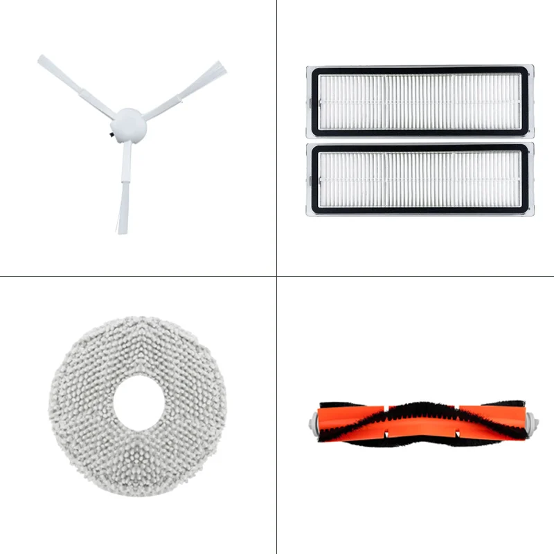 

Main Side Brush For Xiaomi Robot Vacuum X10+ / X10 Plus B101GL Spare Parts Hepa Filter Dust Bag Mop Cloth Accessories