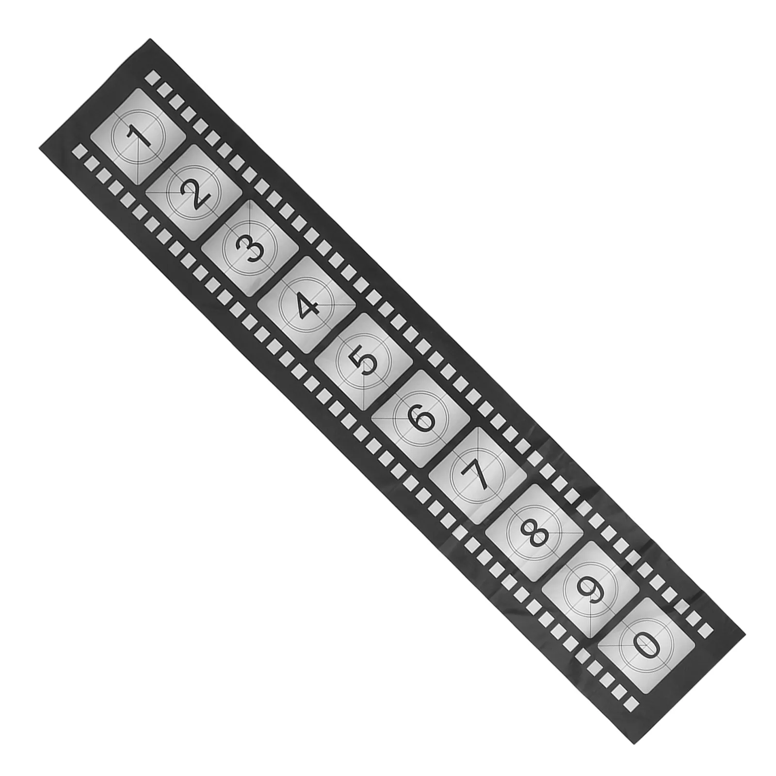 Movie Theme Table Runner 72x12.6 Retro Film Strip Design Movie Night Party Decorations Theater Home Cinema Decor