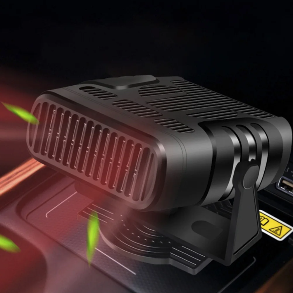 

Compact 12V Car Heater Made of Premium ABS Quick Heat Fan for Vehicle Defogging Demisting All Weather Driving Aid