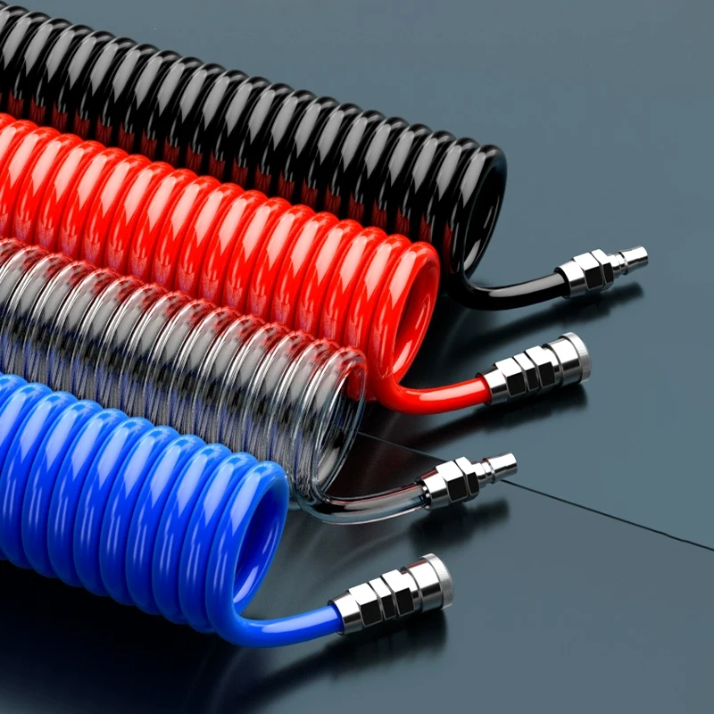 Tuyau pneumatique à ressort bourdon, outils, tuyau pneumatique, tuyau en spirale, compresseur d'air, tuyau Long, compresseurs d'air, diamètre extérieur