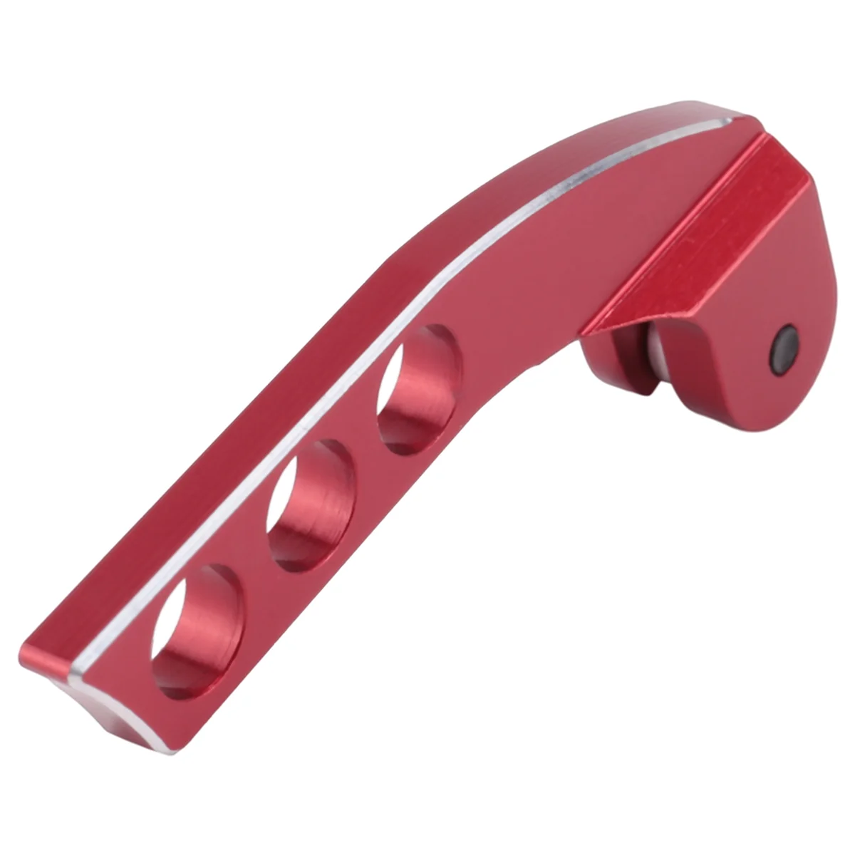 Ajustador de equilibrador de correa de cuello de transmisor de Metal de 4 agujeros para Control remoto Futaba Radiolink Frsky X9D RC, rojo Vertical