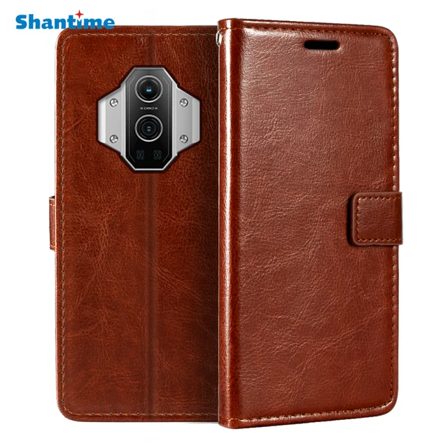 Etui na portfel Blackview BV9300 Premium PU magnetyczne etui z klapką z uchwytem na kartę i podpórką na Blackview BV9300