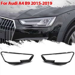 Front Headlamp Cover Headlight Shell Transparent Lampshade Lens For Audi A4 B9 2015-2019 8W0941043 8W0941044