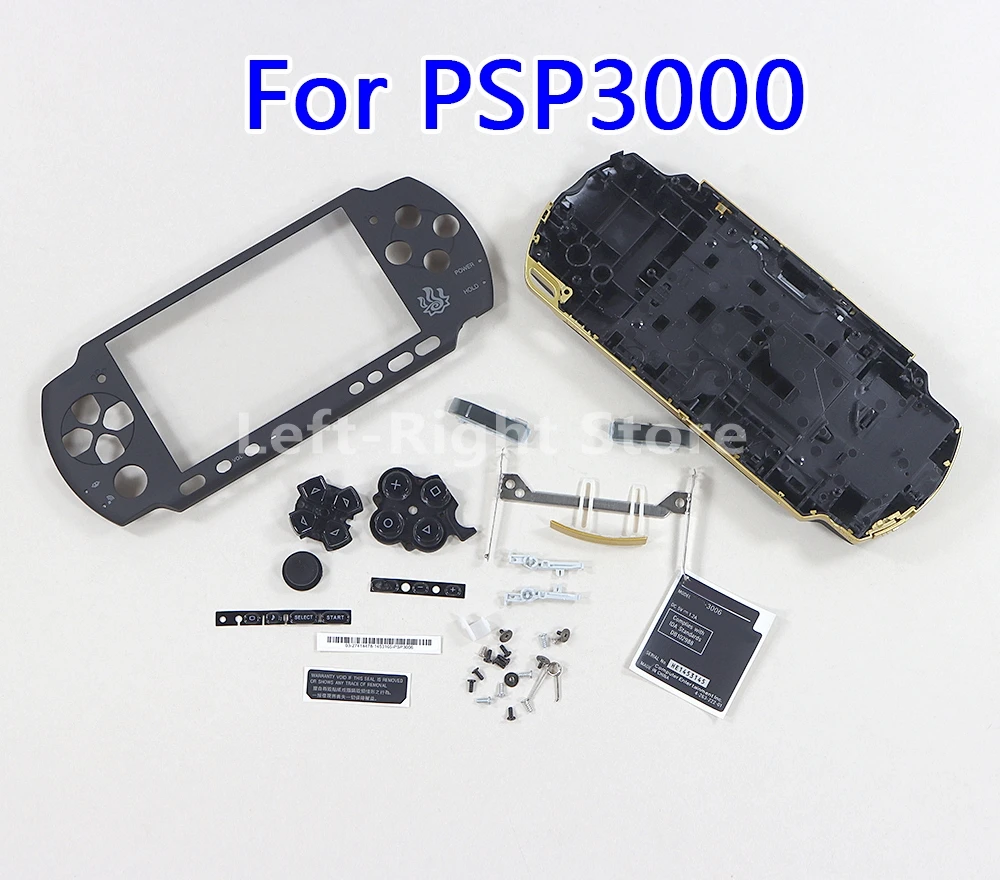 

8sets Game Console Protective Case For Sony PSP 3000 Replacement With Button Screw Set Full Housing Shell For PSP 3000