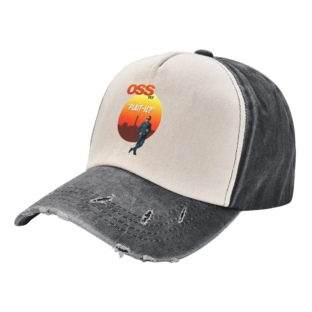 

Quote OSS 117 Plait-il Baseball Cap Fashion Beach dad hat fishing caps man Hat Man Luxury Woman Hats Men's