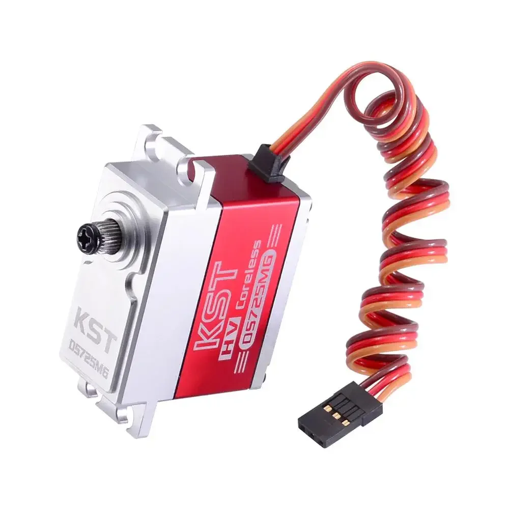 

KST DS725MG HV Digital Coreless Servo 18KG Programmable Metal Gear Motor for 550 700 Class Cyclic RC Airplane