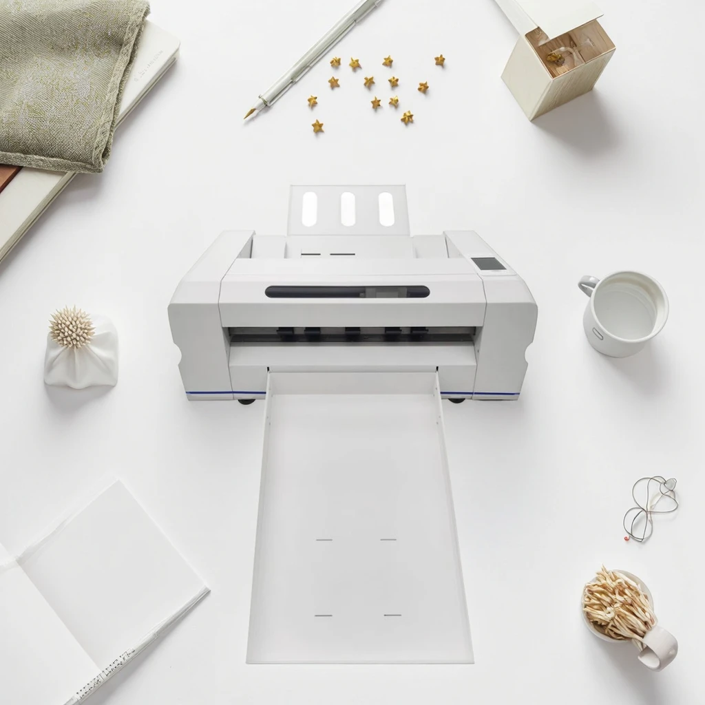 Factory A3+ Cutting and Creasing Double Heads CCD Box-making Continuous Paper Feeding Label Sheet Cutter Cutting Plotter