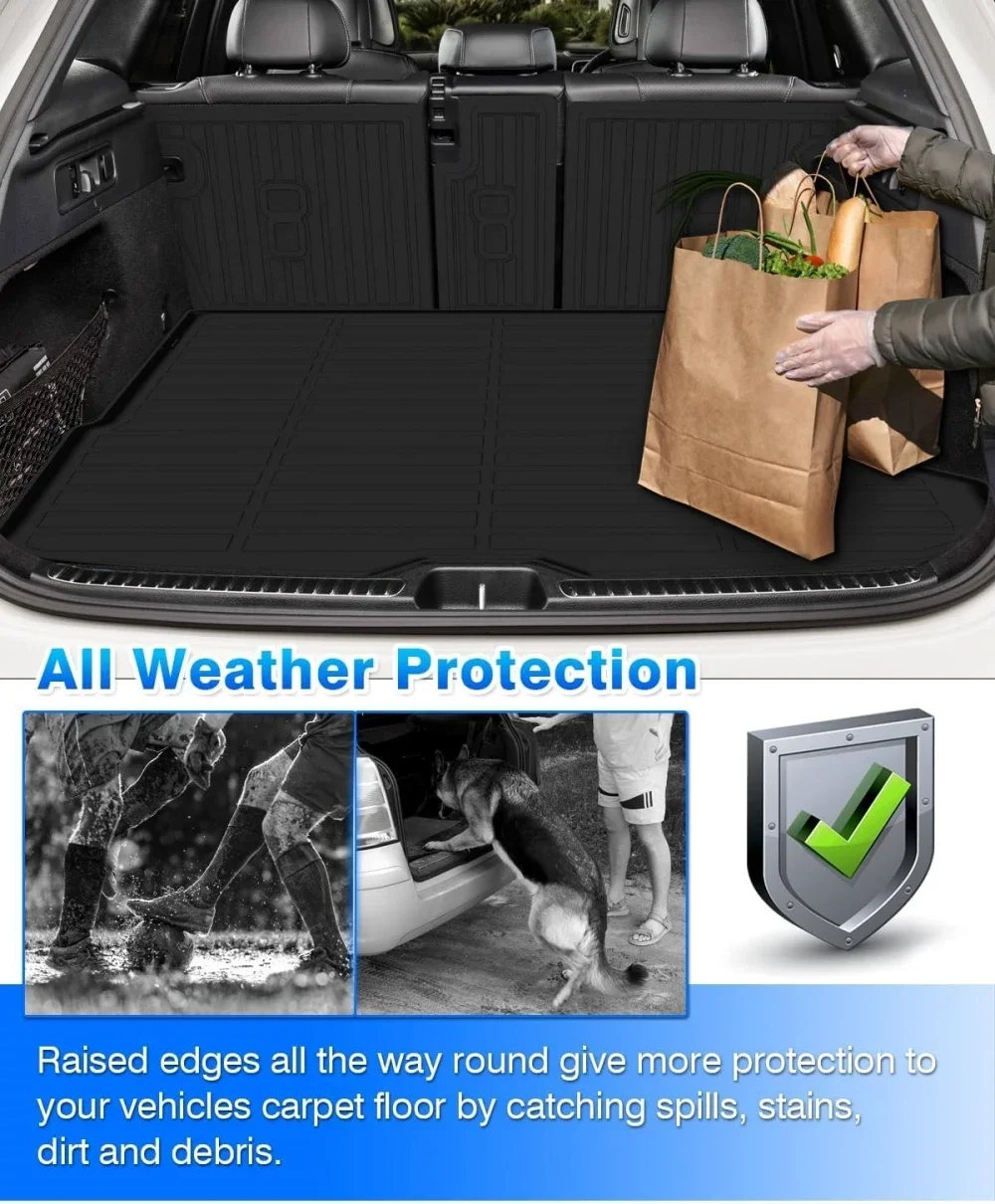 Für BYD Formula Leopard 5 Denza B5 2023-2026 Bao 5 TPE-Fußmatten, Kofferraummatte, Bodenteppiche, Laderaumauskleidung, Rückenlehnenmatte LHD RHD – Detail 6