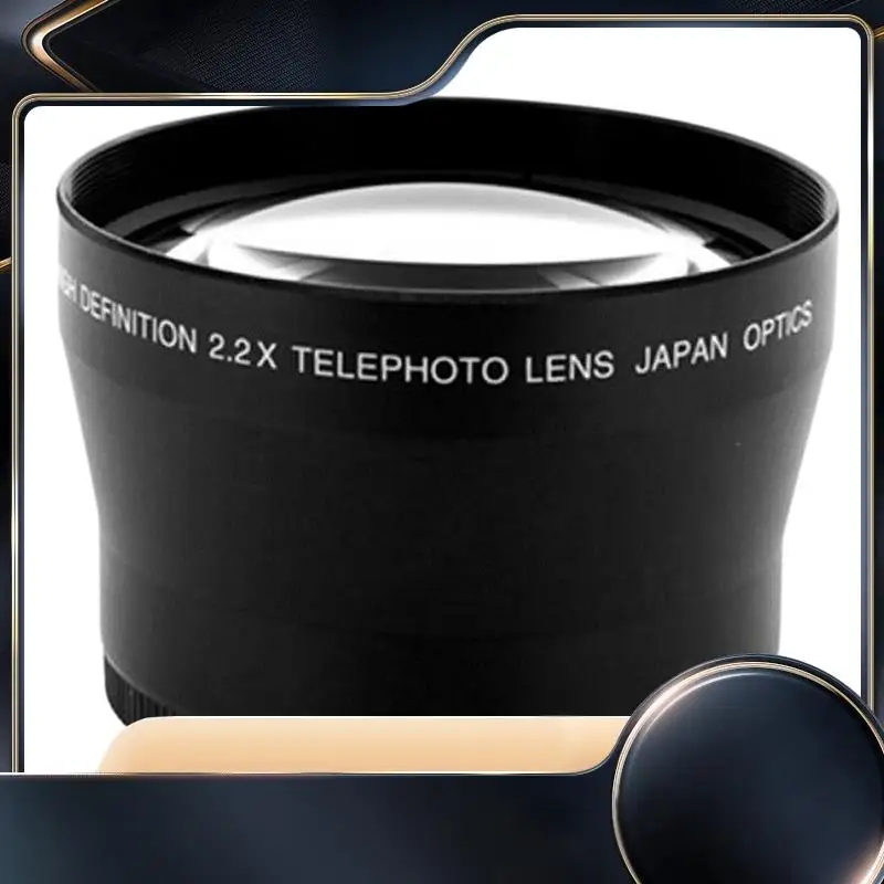 

72Mm 2.2X Teleconverter Lens Universal SLR Camera Teleconverter Suitable For Canon Nikon Sony Mirrorless Camera Lens-N34R