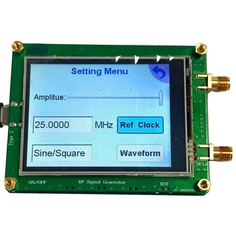 Max2870 23.5mhz-6000mhz módulo gerador de fonte de sinal rf alta estabilidade baixo ruído display lcd sensor de sinal medidor fácil de usar