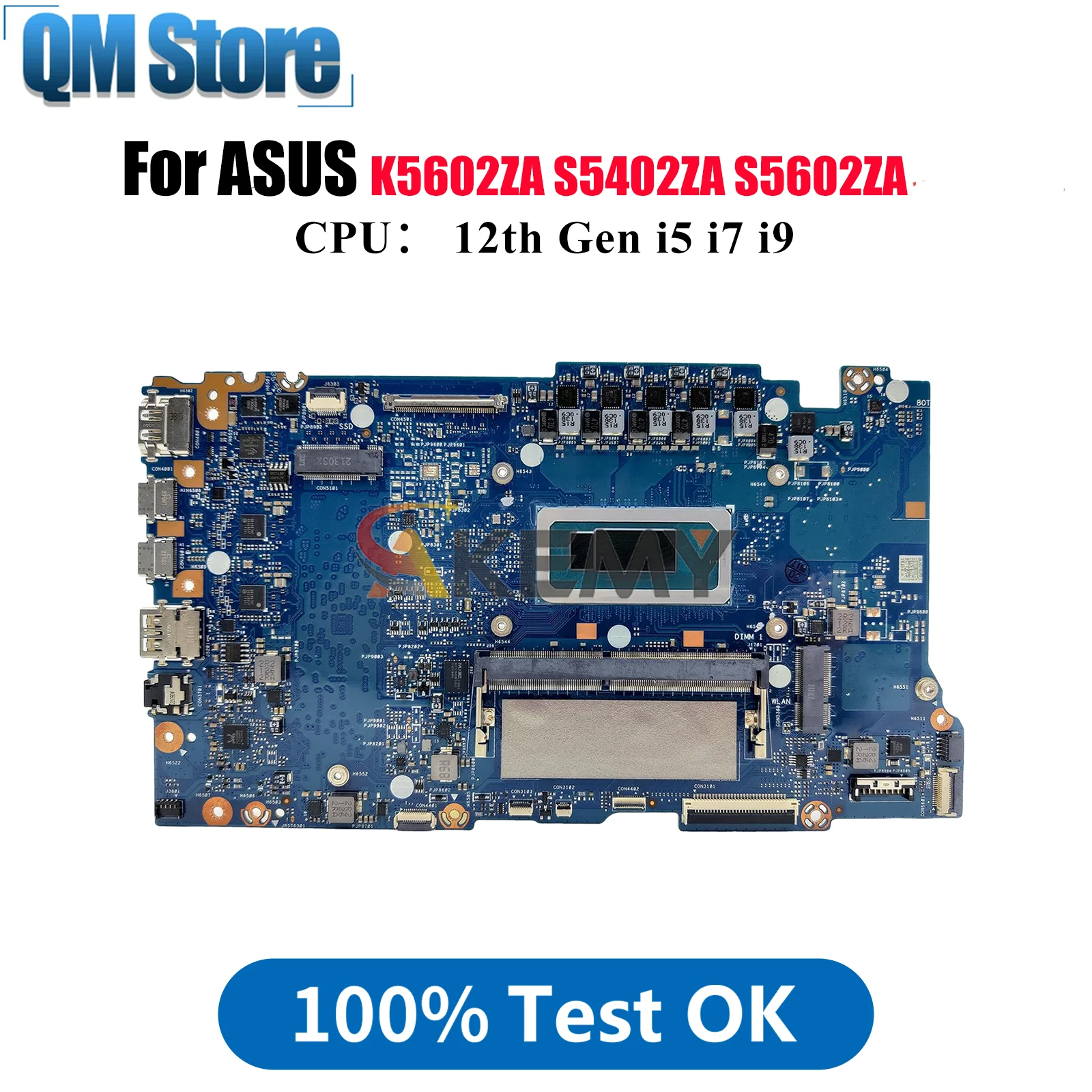 

S5602ZA Материнская плата для ноутбука ASUS Vivobook S5602ZA S5602Z S5402ZA K5602ZA Материнская плата с 12-го поколения i5 i7 i9 100% тесты OK stk
