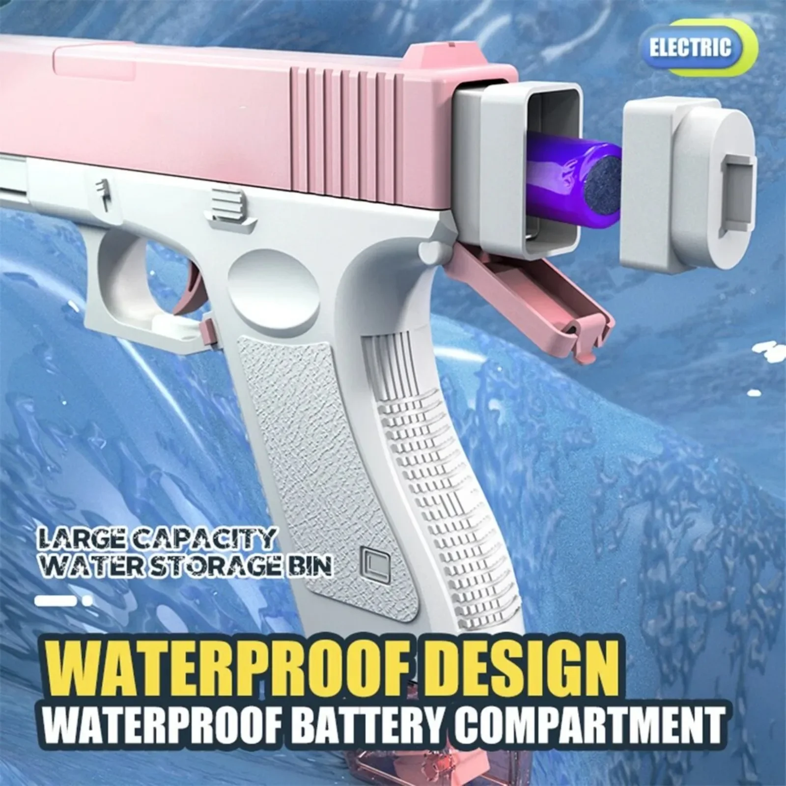 Electric Water Gun Toys Outdoor Beach Large-capacity Fun Firing Swimming Pool Adult Boys Shooting Game Toy