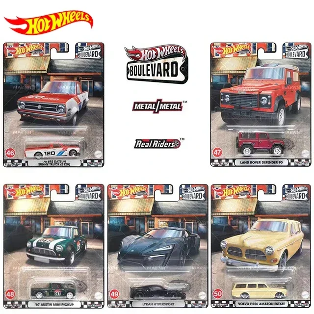 Original rodas quentes premium carro boulevard diecast 1:64 voiture nissan skyline volkswagen mini toyota crianças meninos brinquedos para crianças