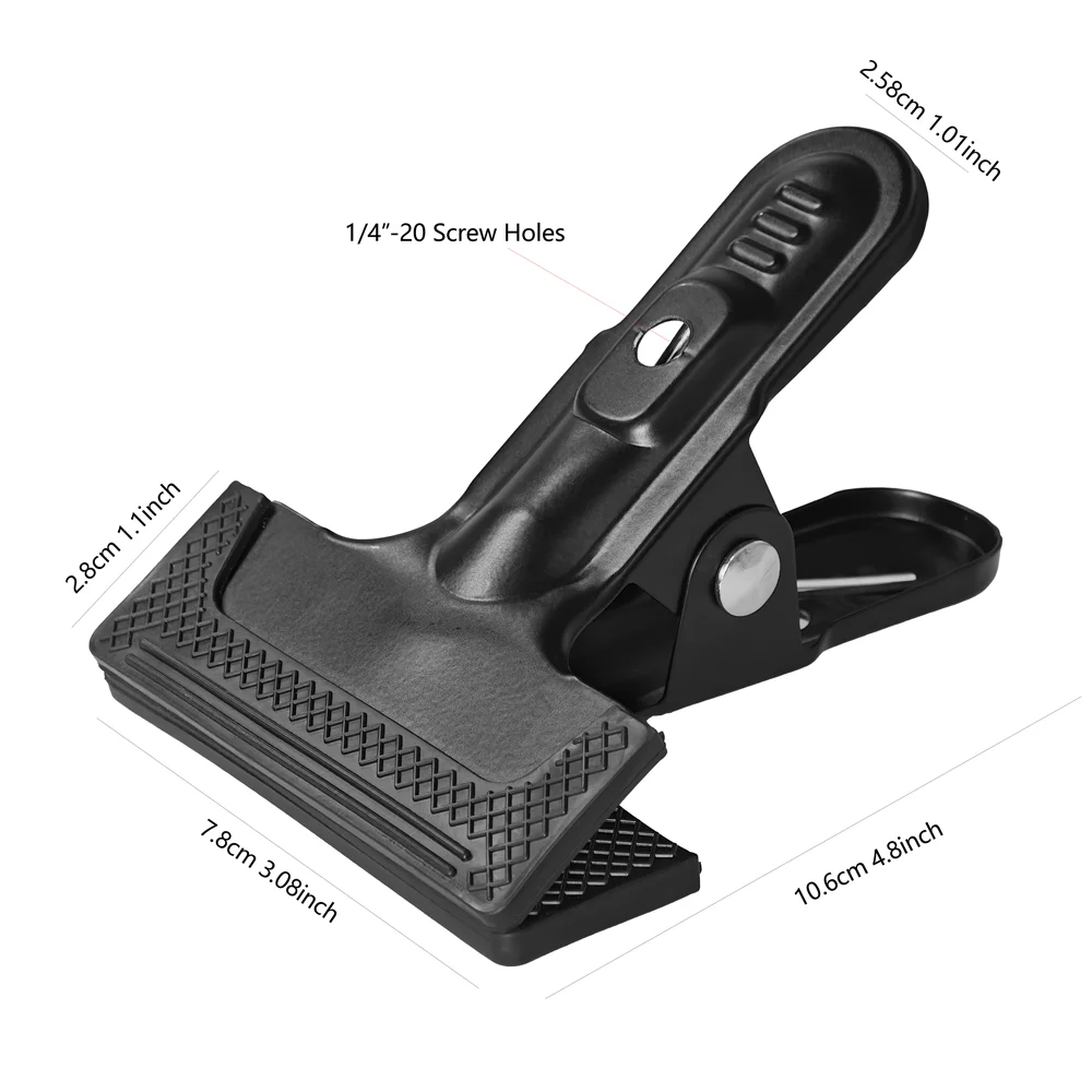 Metal Desk Clamp Mount with 360° Swivel Ball Head 1/4