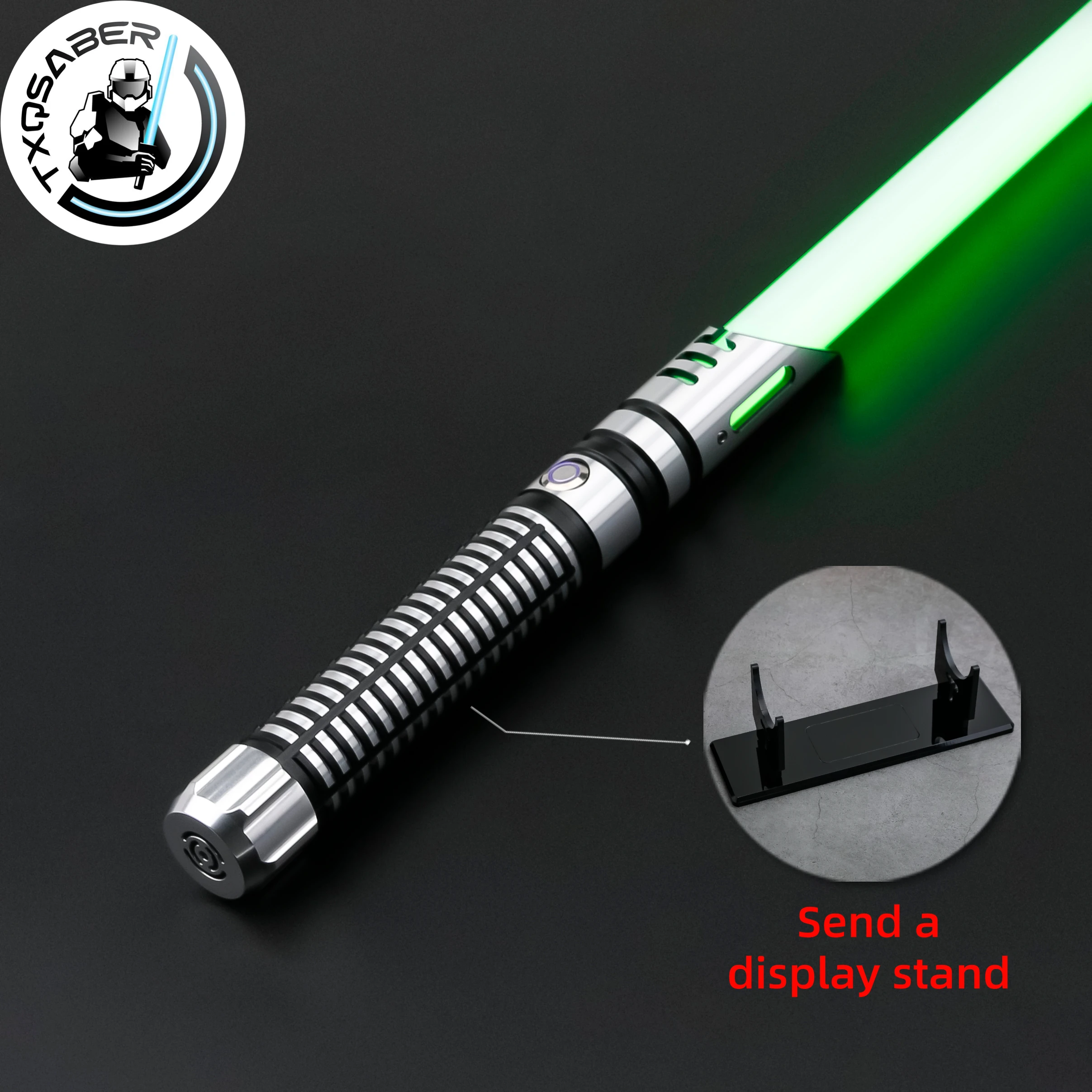 Sabre de Luz TXQSABER para Duelos Pesados, Sabre Jedi RGB SNV4 com Efeito Blaster, Punho de Metal com Movimento Suave, Brinquedo de Sabre de Luz para Cosplay Adulto