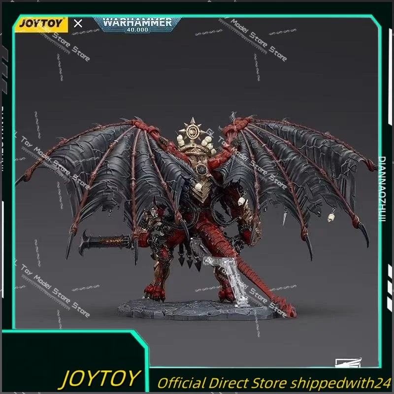 JOYTOY Warhammer 40K عمل الشكل 1/18 آكل العالم أنغرون شيطان بريمارك أوف كورن شخصيات كرتونية اللعب