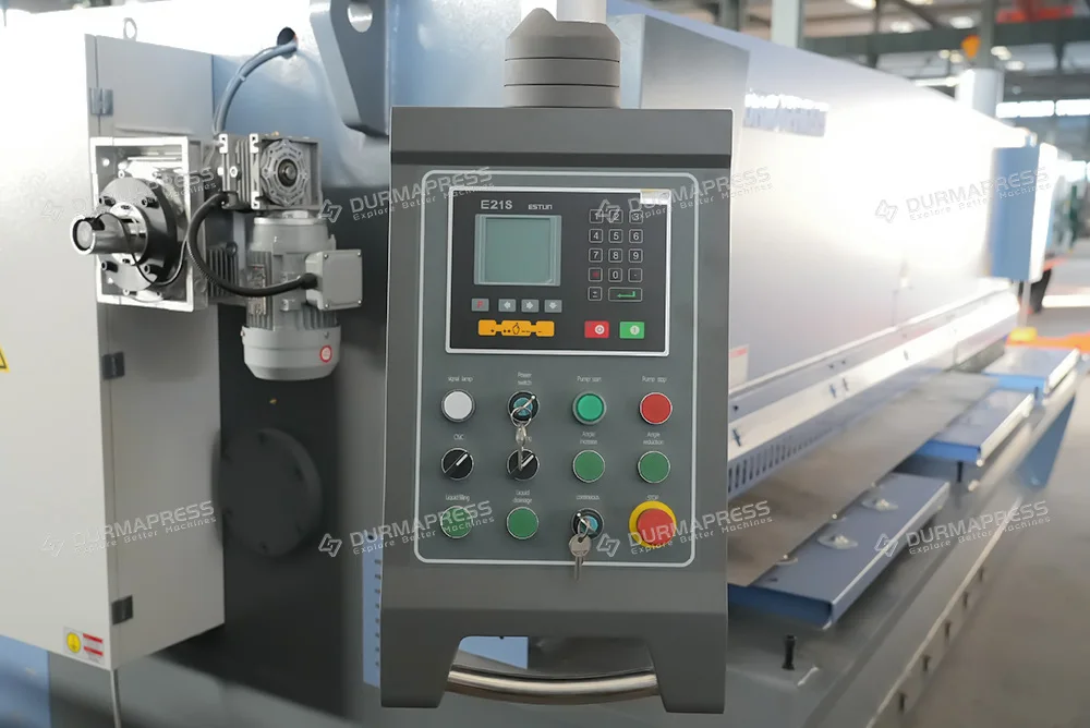 DP-High-End QC11Y E21 10x3200 Hydraulic Shear Machine, Cuts 10mm Thick Metal, Direct From Manufacturer