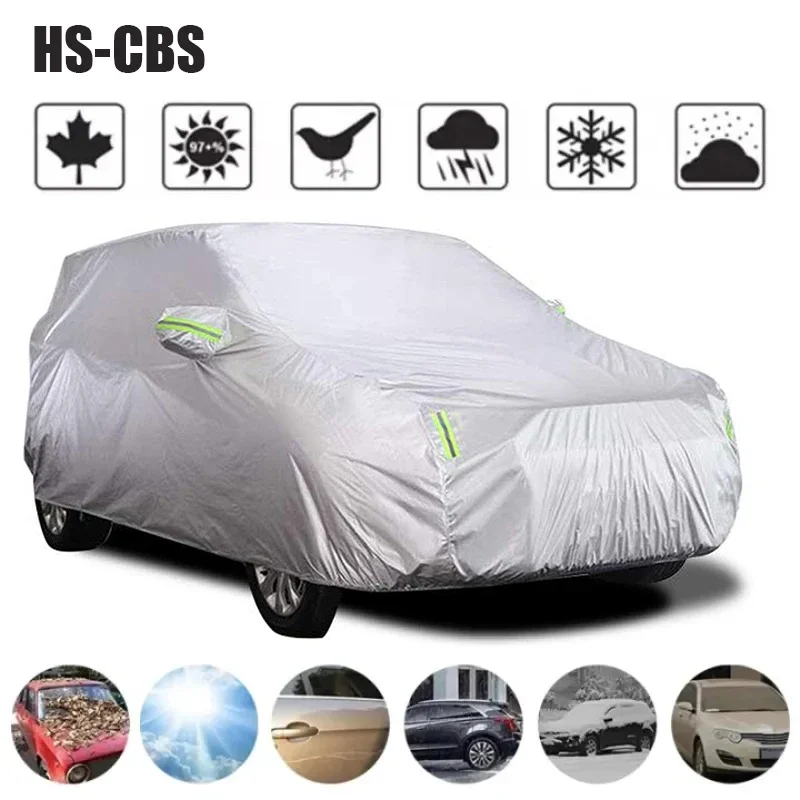 

Universal Car Cover Waterproof Dustproof Car Cover UV Protective Car Cover Exterior Snow Protection Covers Car Accessories