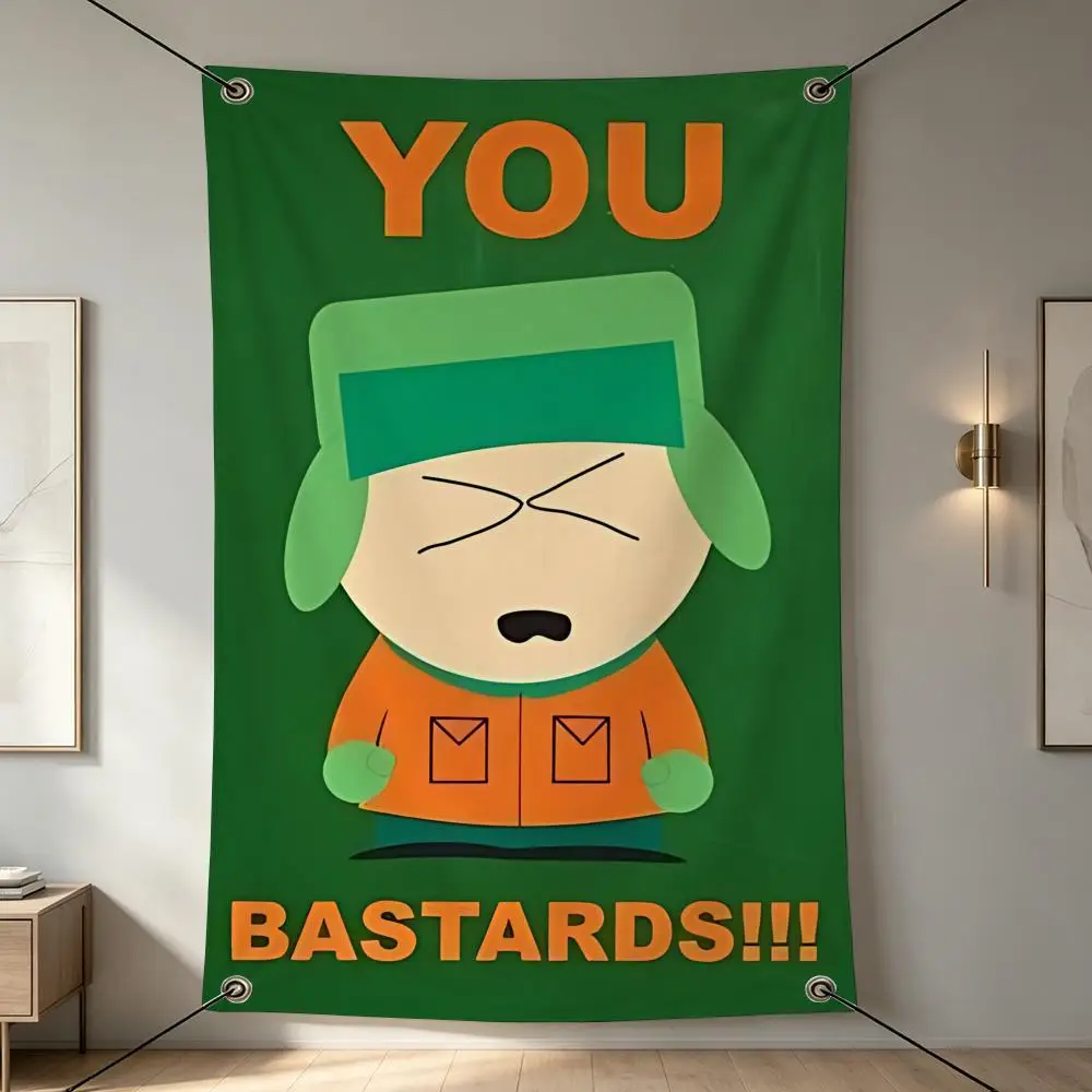 Animation S-South Park Flags, Outdoor Decorations, Music Bars, Home Interiors, Patio and Garden Decorations