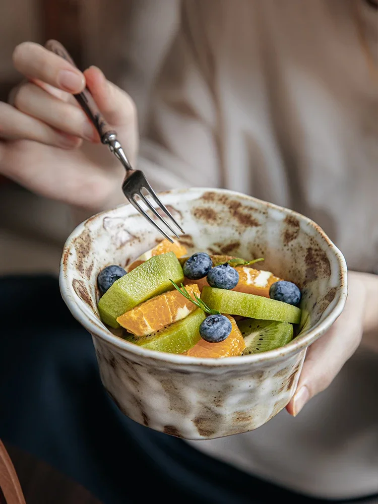 6 Inch Stoneware Hat Bowl for Girls High Value Breakfast Yogurt Salad Bowl