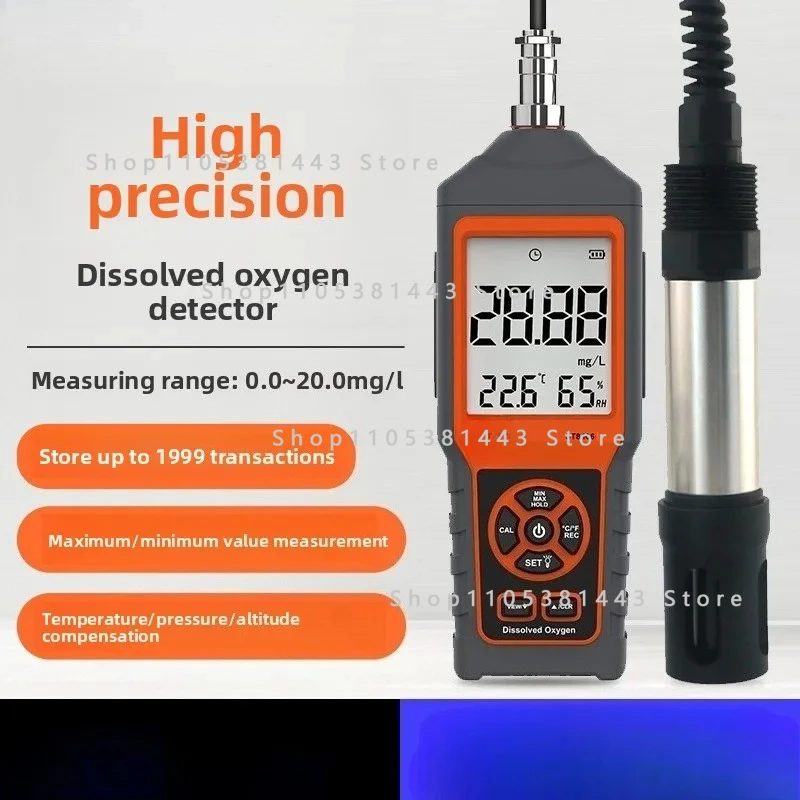 Portable Detector Aquaculture Water Quality Detection Dissolved Oxygen Tester ST8406 Dissolved Oxygen Tester