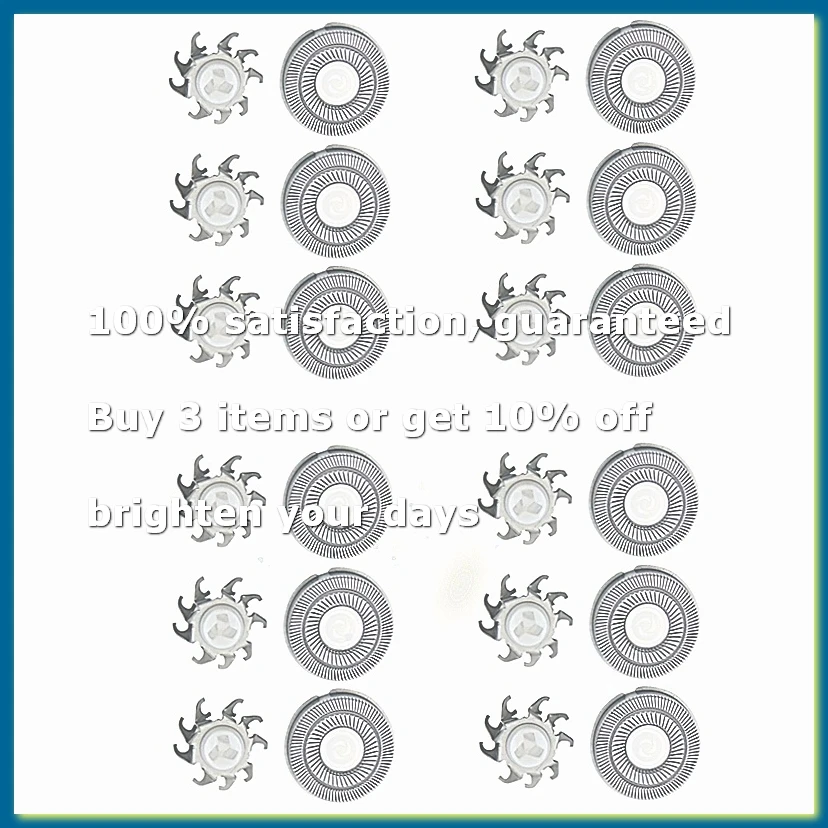 12x Replacement Blade Shaver Head for FR8 FS373 FS339 FS850 FS858 Shaving Head Cutter Head