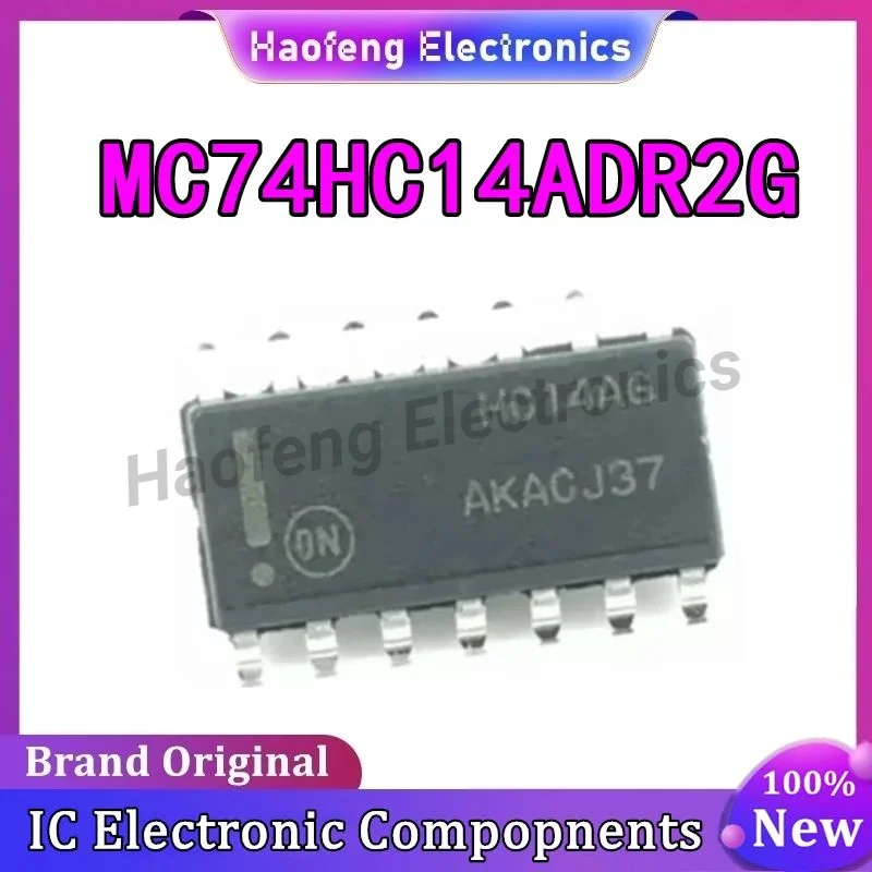 10PCS MC74HC14ADR2G 74HC14ADR2G HC14AG MC74HC14ADR MC74HC14 MC74HC MC74 MC IC Chip SOP8 Hex Inverter with Schmitt Trigger Input