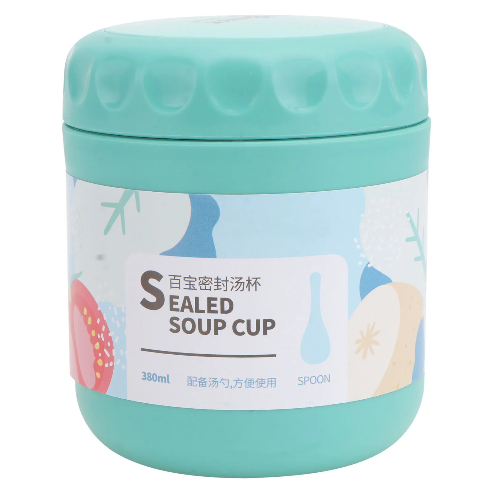 

1Pcs Portable Breakfast Cup Leakproof Sealed Soup Container Food-Grade Material Microwave Safe Porridge Finger Handle