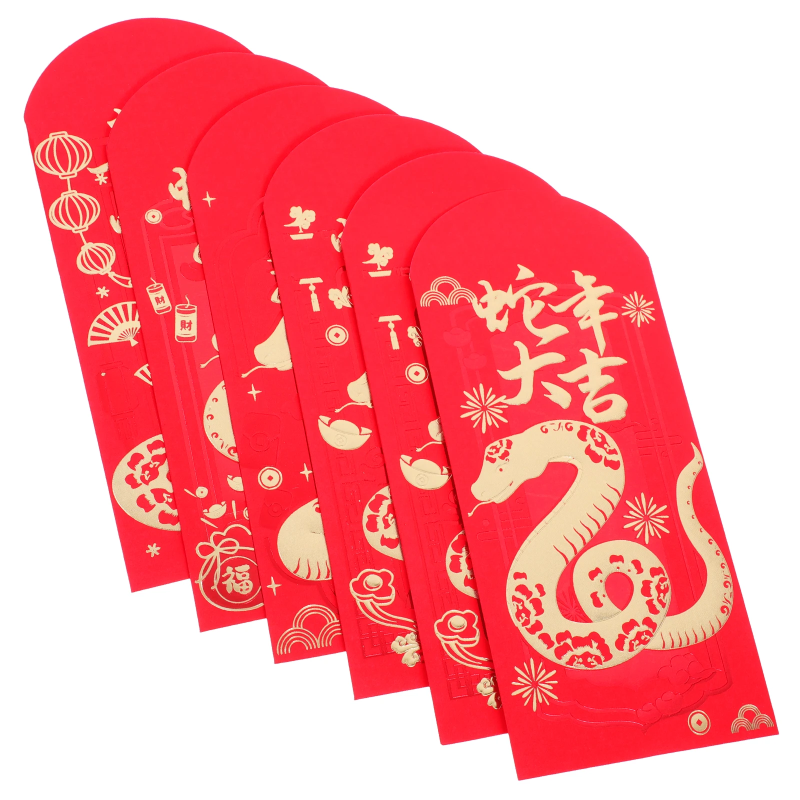 

30 Pcs Hot Stamping Red Envelope Chinese Style Envelopes Money Lunar New Year Decorations Pocket Luck Bag