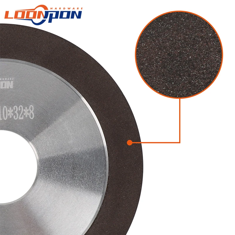 125mm/150mm Diamond Grinding Disc Sharpening Diamond Wheel for Tungsten Steel Milling Tool Carbide Metal 1Pc