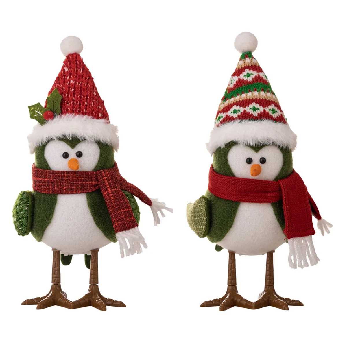 

Christmas Decorations Christmas with Lights Bird Doll Ornaments Atmosphere Decoration Doll Gifts Multicolor Hat