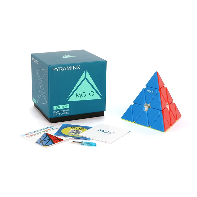 Yongjun MGC EVO magnetische PIRAMIDE 3X3 educatief speelgoed gamingkubus snelheid magische kubussen voor competitie