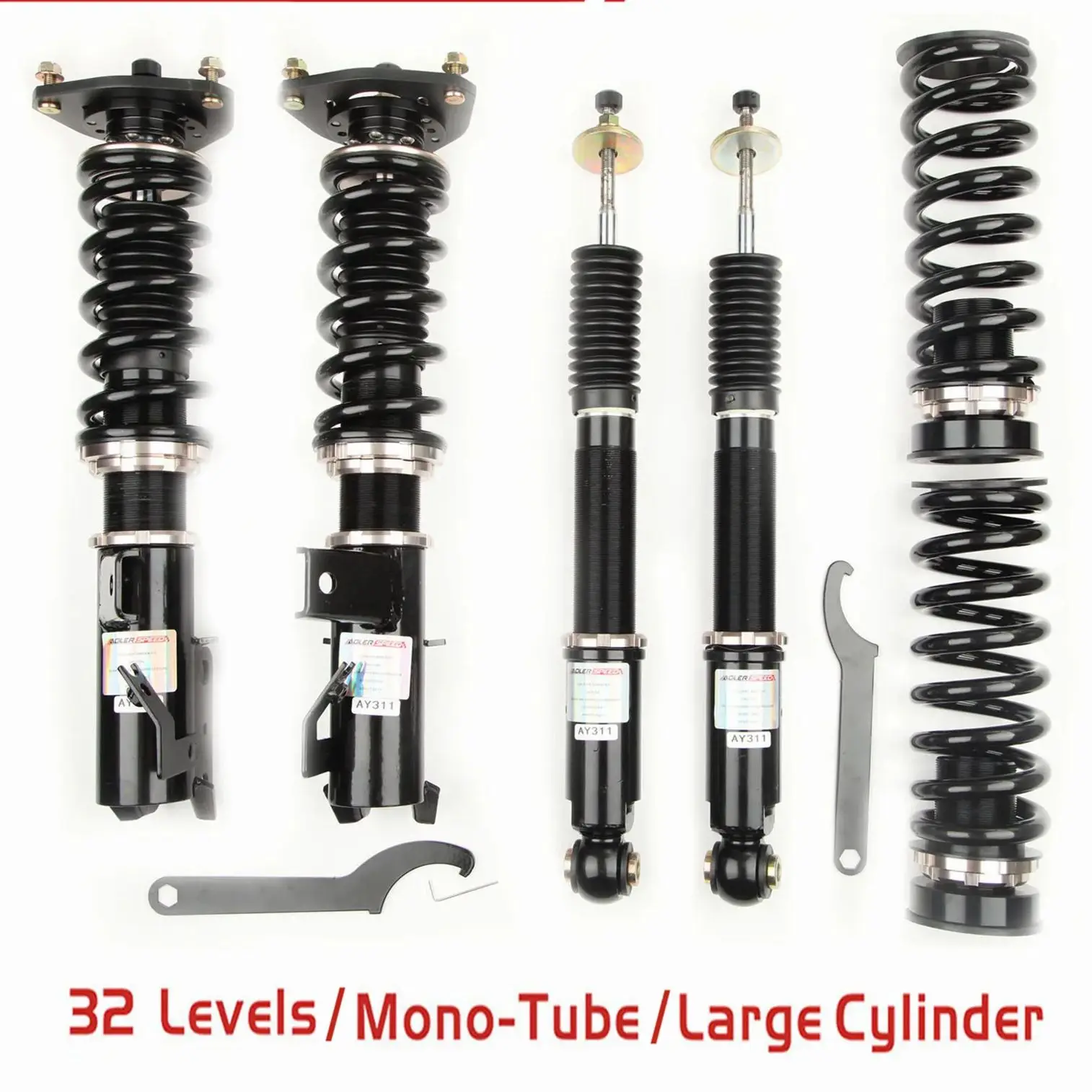 

ADLERSPEED 32 Level Mono Tube Coilovers Kit For Cadillac ATS 13-19, CTS 14-19, CT4 20-21