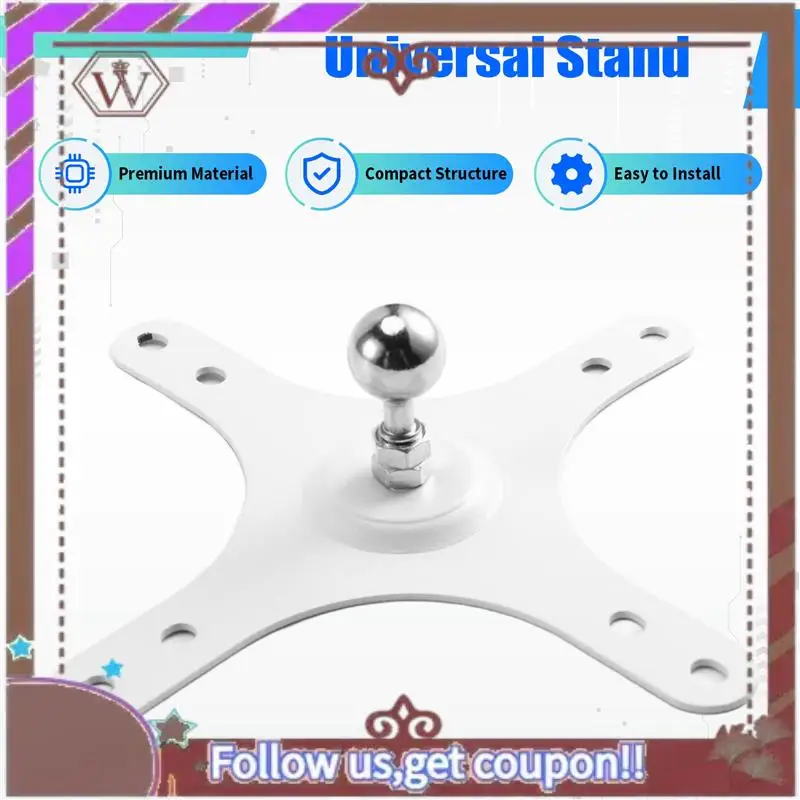 ABBG-المحمولة رصد تصاعد قوس لوحة VESA 17 مللي متر الكرة إلى 100X100mm 75X75mm قاعدة جدار جبل مجموعة حامل الأبيض