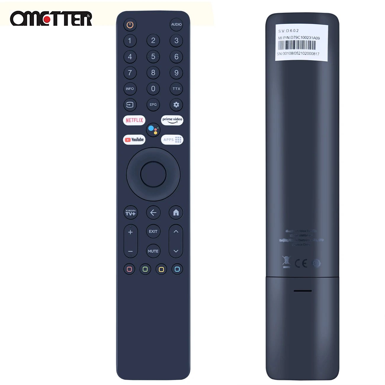 NEW XMRM-ML Voice REMOTE CONTROL for Xiaomi Ultra HD 4K QLED TV Q2 50\