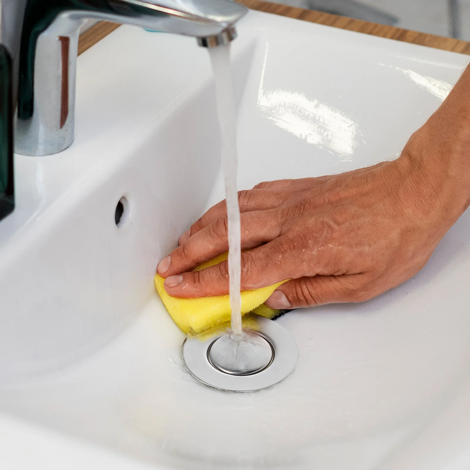 

2Pcs Copper Core Sink Stopper Press Drain Strainer Kitchen Bathroom Drain Hair Catcher Filter Basket Sink Strainer