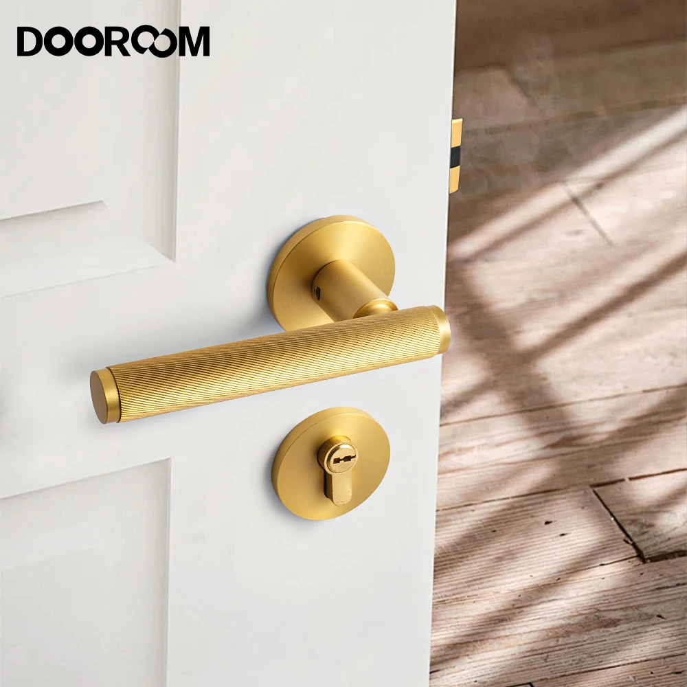 Dooroom-fechamento Interno do Punho da Porta Divisão Muda Anti-retorno Agregado Familiar Madeira Banheiro