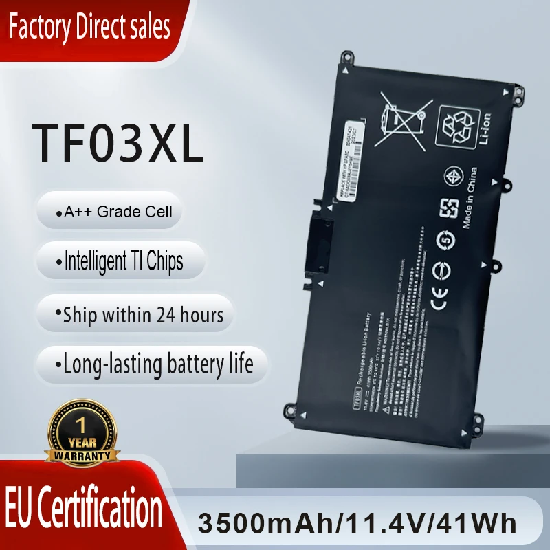

TF03XL Новая оригинальная сменная батарея для ноутбука HP Pavilion 14-BF 15-CC 15-CD 17-AR007CA 17-AR050WM HSTNN-UB7J 920046-541 TPN