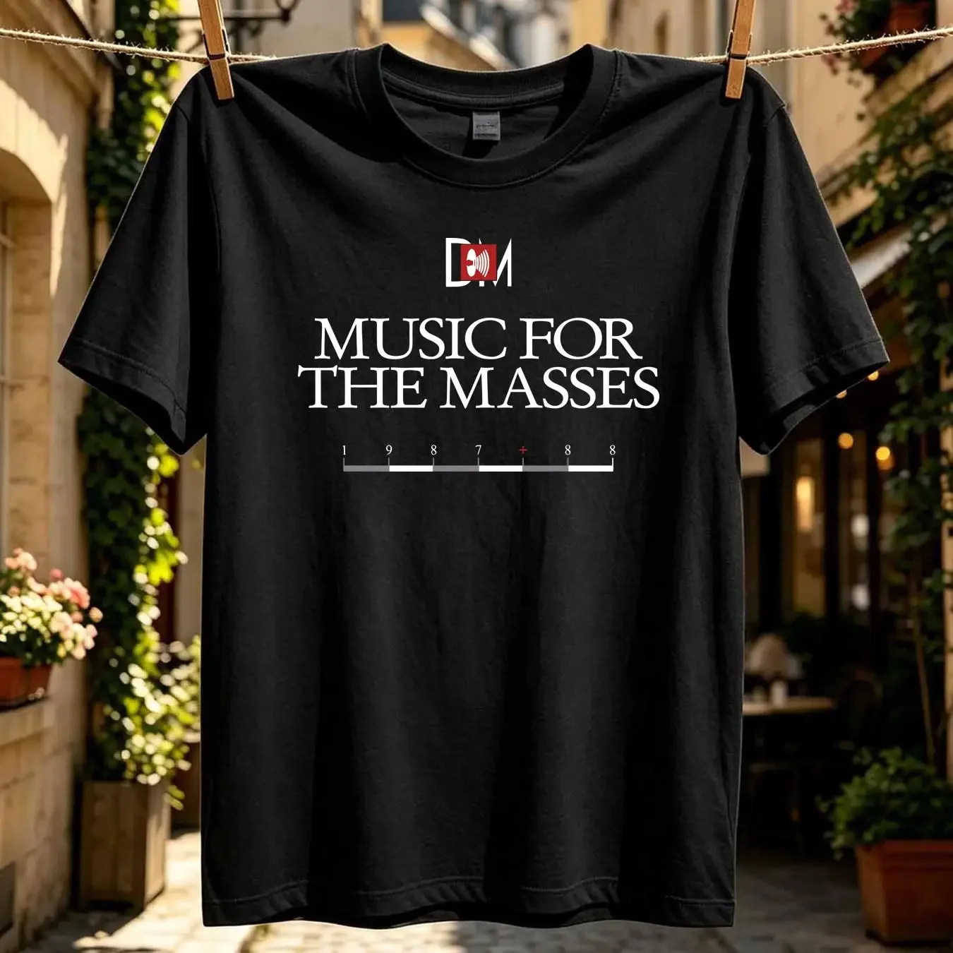washed T Shirt NWT mode music for the masses Logo Classic L 2XL vintage Washed graphic fashion Top For Everyday Wear homme