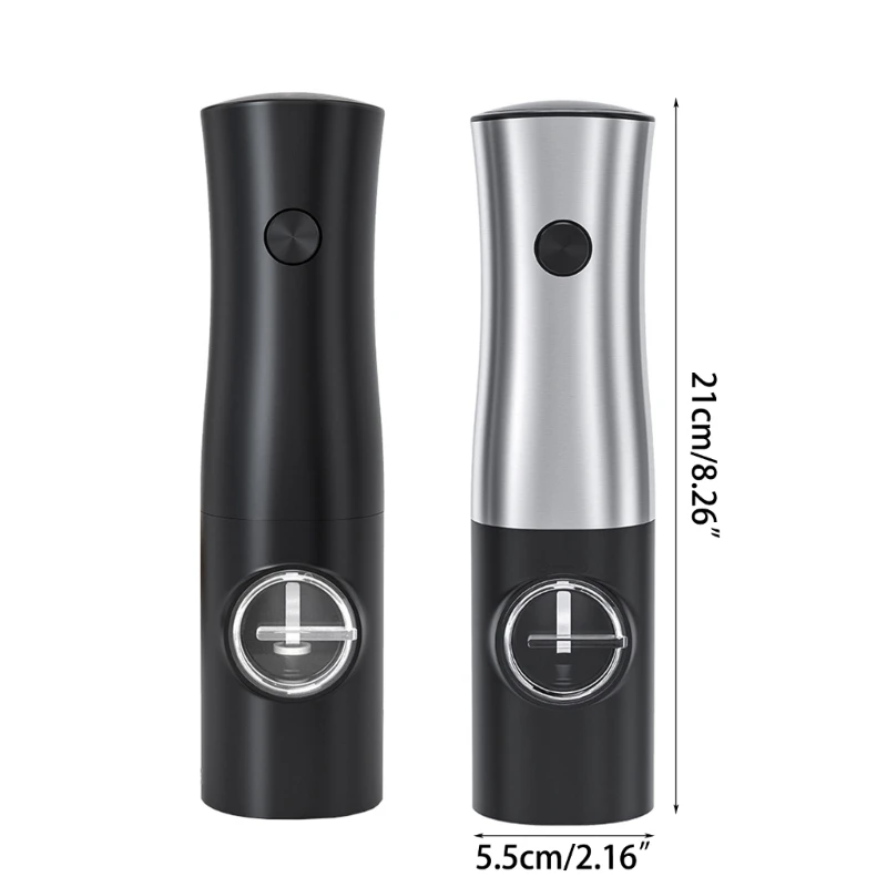 ไฟฟ้าเกลือและเครื่องบดพริกไทยสแตนเลสอัตโนมัติเครื่องบดเกลือDropshipping