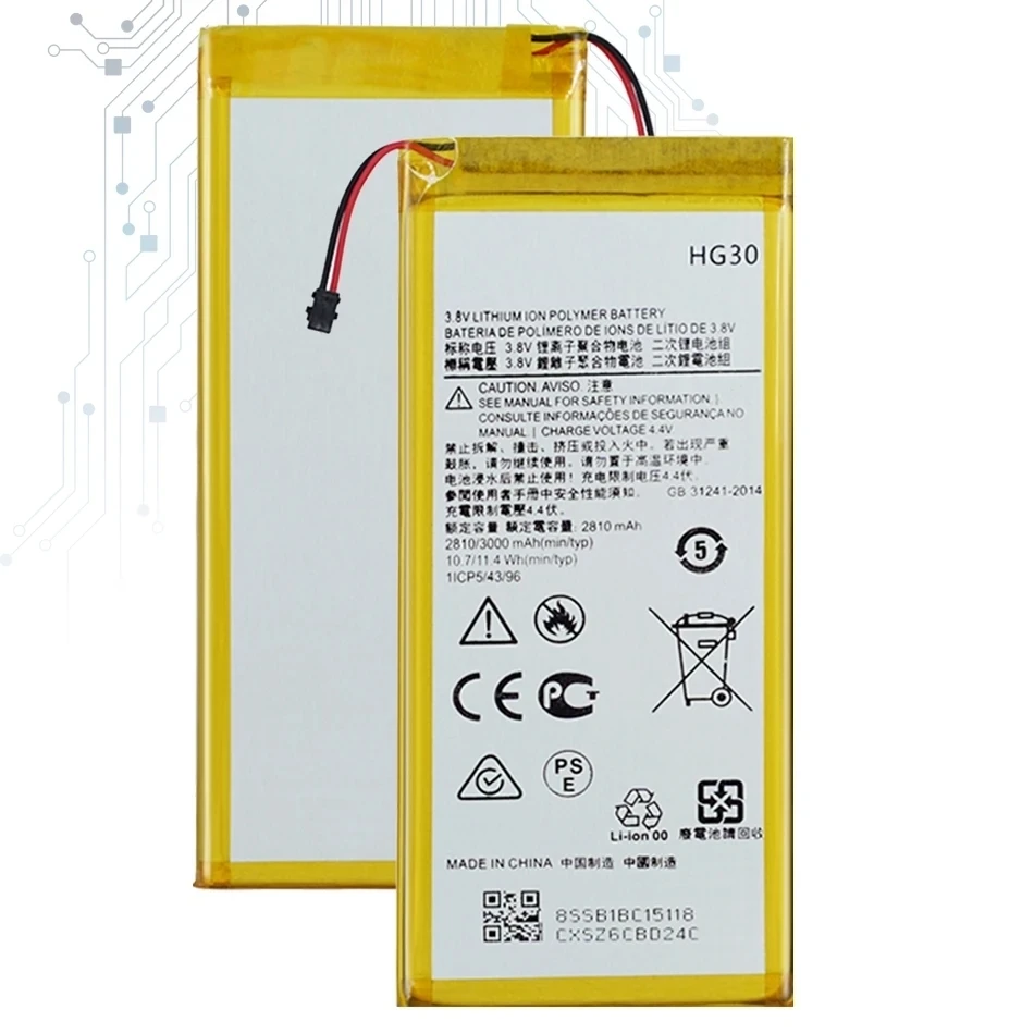 3900Mah HG30 Battery For Motorola Moto G5S Plus Dual XT1791 XT1792 XT1793 XT1794 XT1795 XT1805