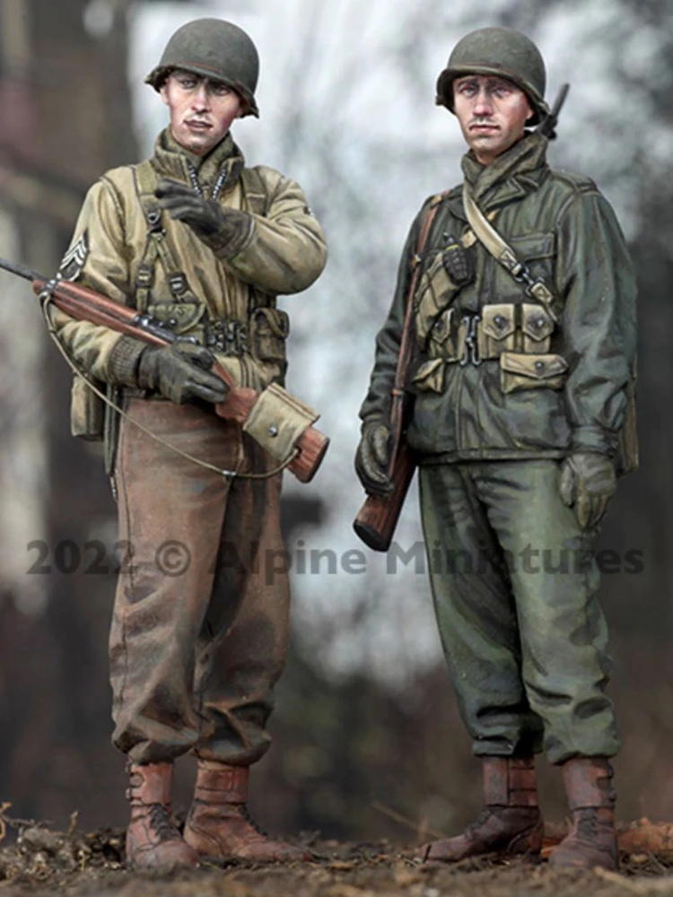 Kit de figurines en résine non peintes, thème militaire, non assemblé et non peint, GK, 1/35