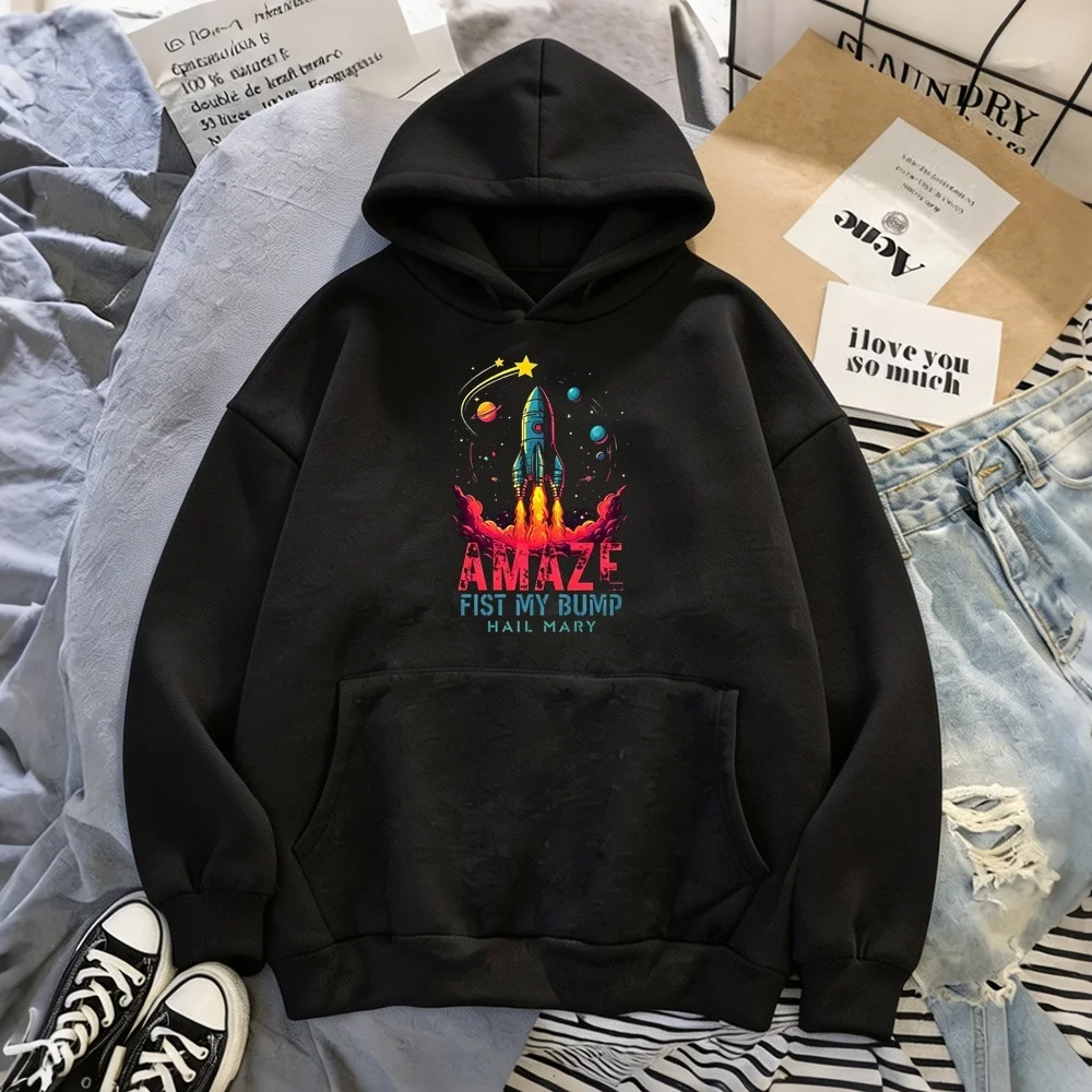 Project Hail Mary sweatshirt kawaii fashion unisex 2026 gothic vintage pullover Aesthetic