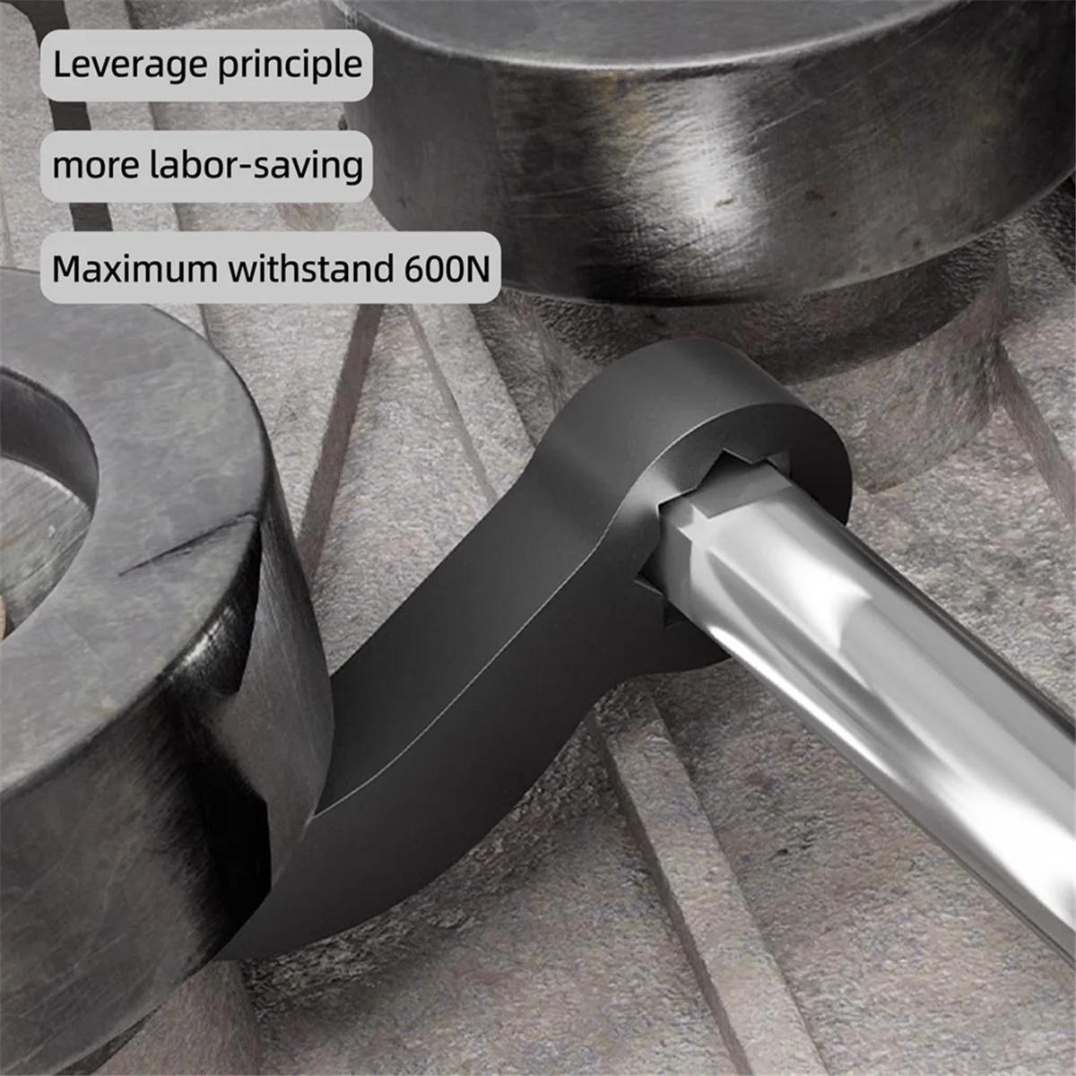 Ferramentas de cabeça adaptadora de pé de cabra y31a, barra de alavanca de aço forjado com ângulo ajustável, serve para catraca de 3/8 de polegada, design de alavanca