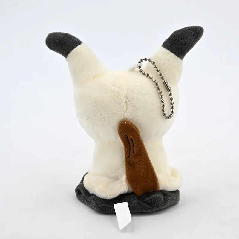 10cm Mini Q Mimikyu Pokémon Plush Toy Pendant Keychain Cute Cartoon Soft Stuffed Doll Backpack Charms Kids Birthday Holiday Gift